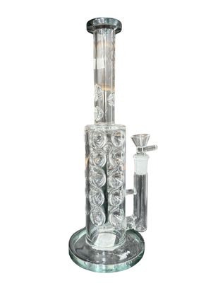 10" Hipster Glass Swiss Holes Waterpipe