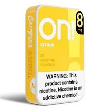 On! Nicotine Pouches, Flavor: Citrus, MG: 8mg