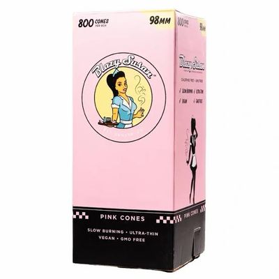 Blazy Susan 98mm Pink Cones Bulk 800 Pack