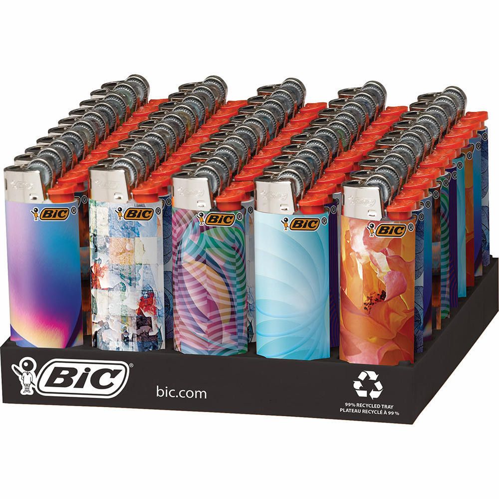 Bic Mini Lighter Geometric Design