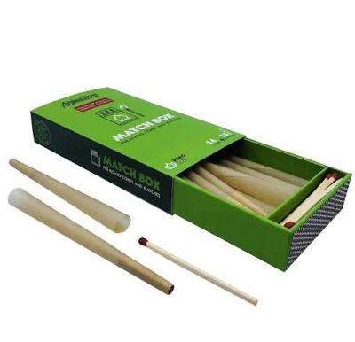 Afghan Hemp Match Box &amp; Cones