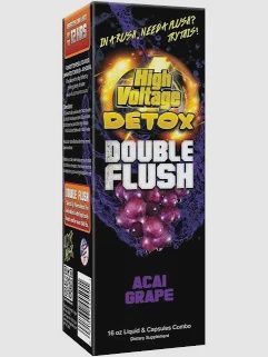 High Voltage Detox Double Flush Combo, Flavor: Acai Grape