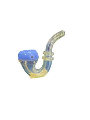 Sherlock Blue Trimmed Hand Pipe