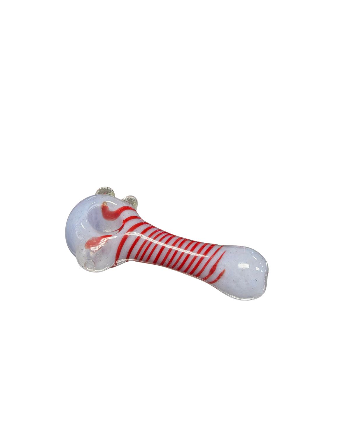 Swirl Pattern Hand Pipe, Colour: Red Swirl