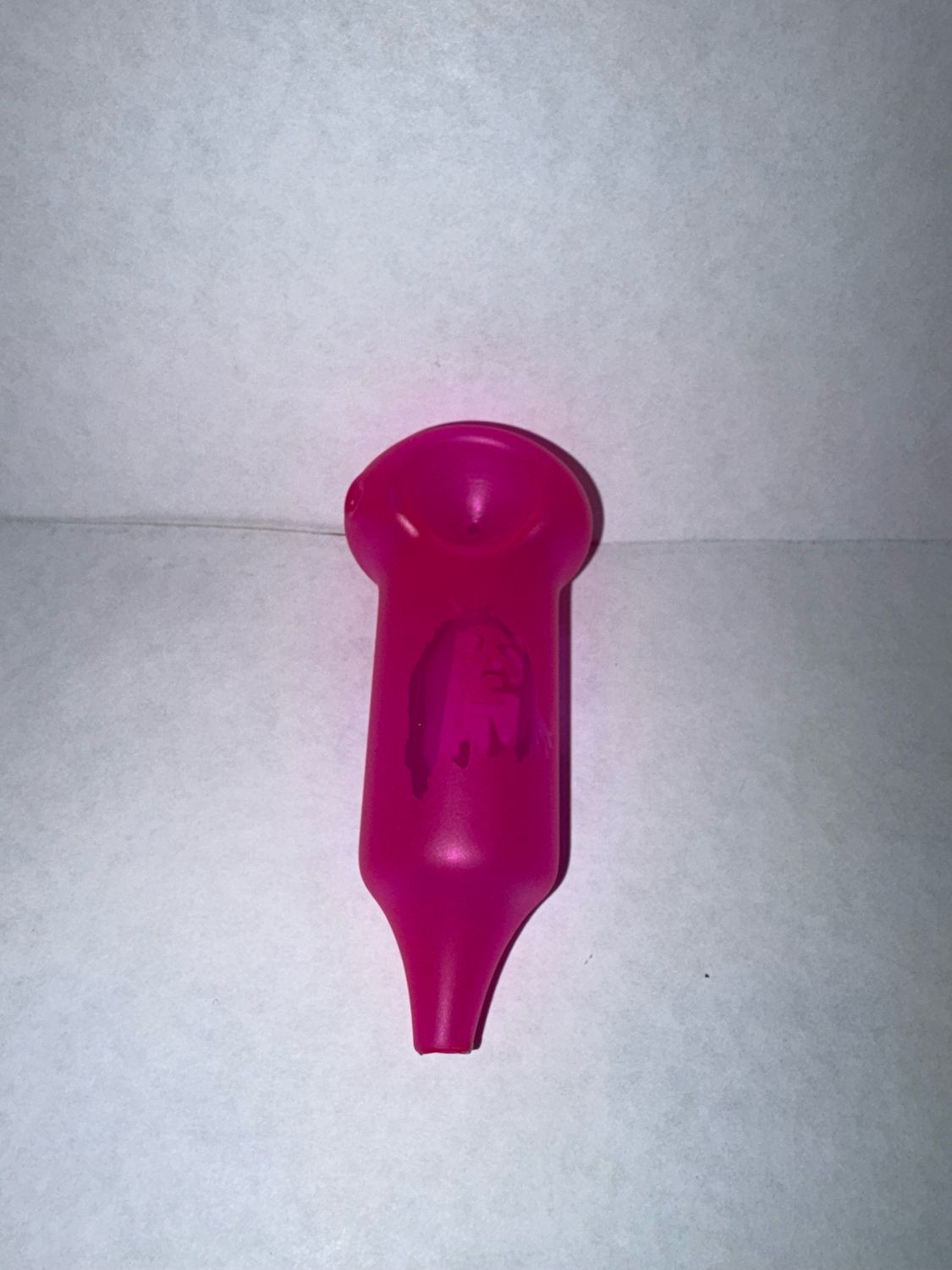 Frosted Bob Marley Hand Pipe, Colour: Pink