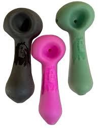 Frosted Bob Marley Hand Pipe, Colour: Pink