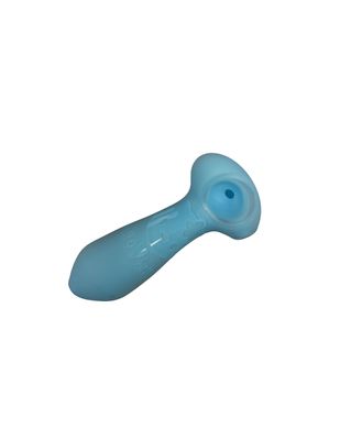 Blue Frosted Hello Kitty Hand Pipe