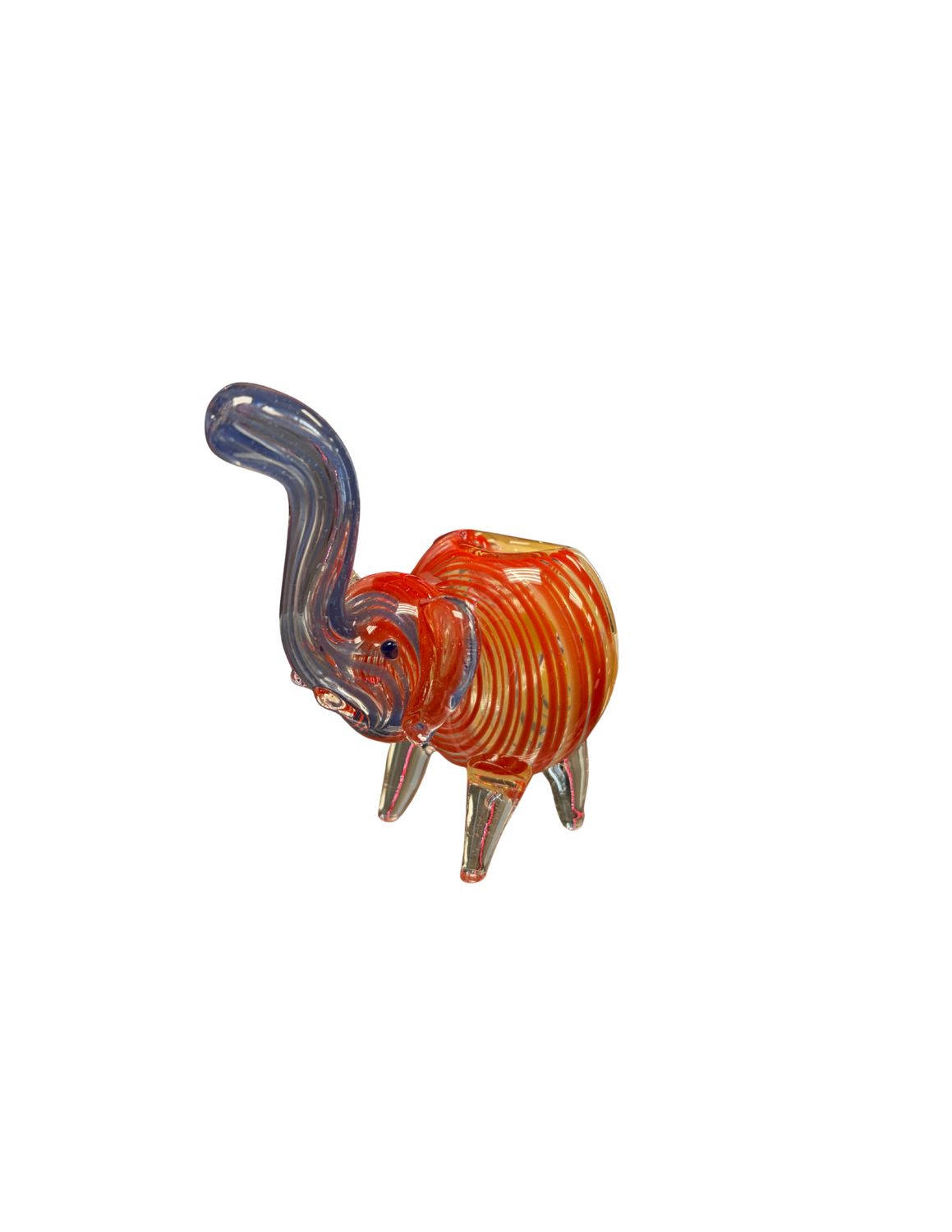 Multi-Colored Elephant Hand Pipe