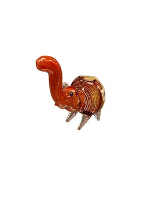 Multi-Colored Elephant Hand Pipe
