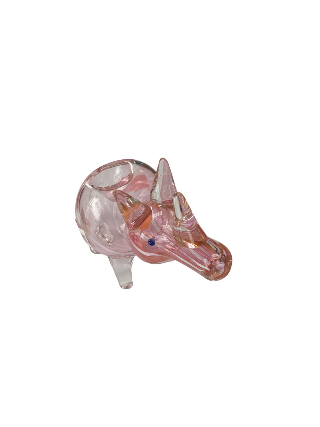 Multi-Colored Rhino Hand Pipe