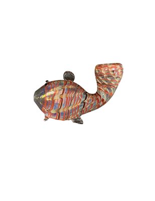Multi-Colored Fish Hand Pipe