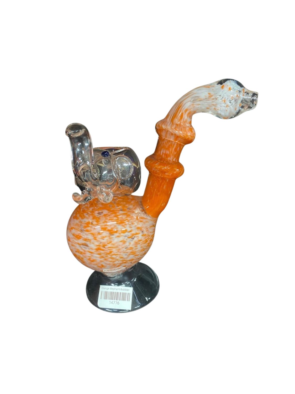 Orange Elephant Bubbler