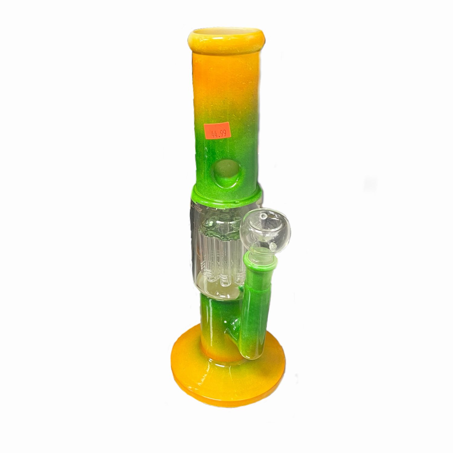 Splat Designed Waterpipe, Colour: Yellow &amp; Green