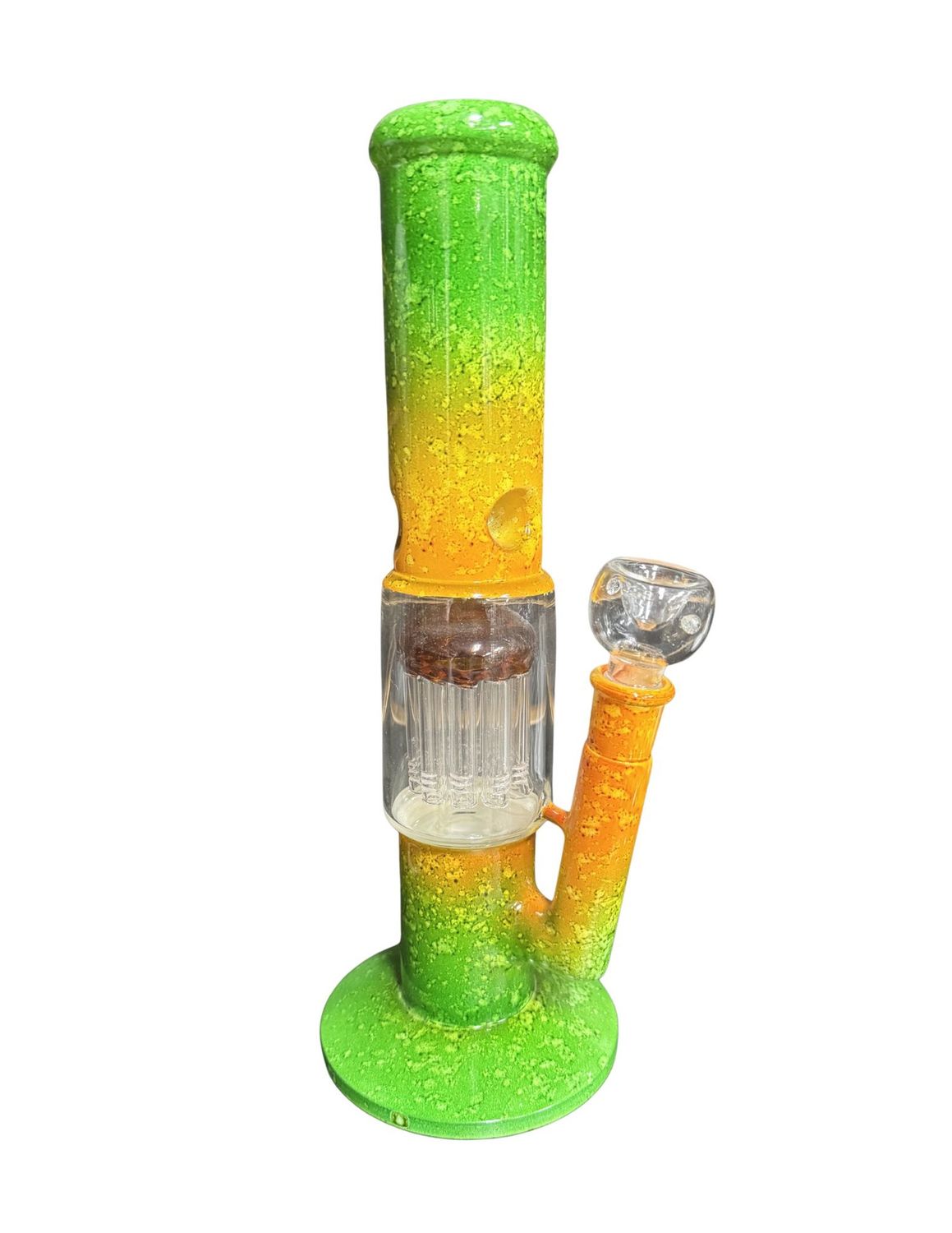 Splat Designed Waterpipe, Colour: Yellow &amp; Green