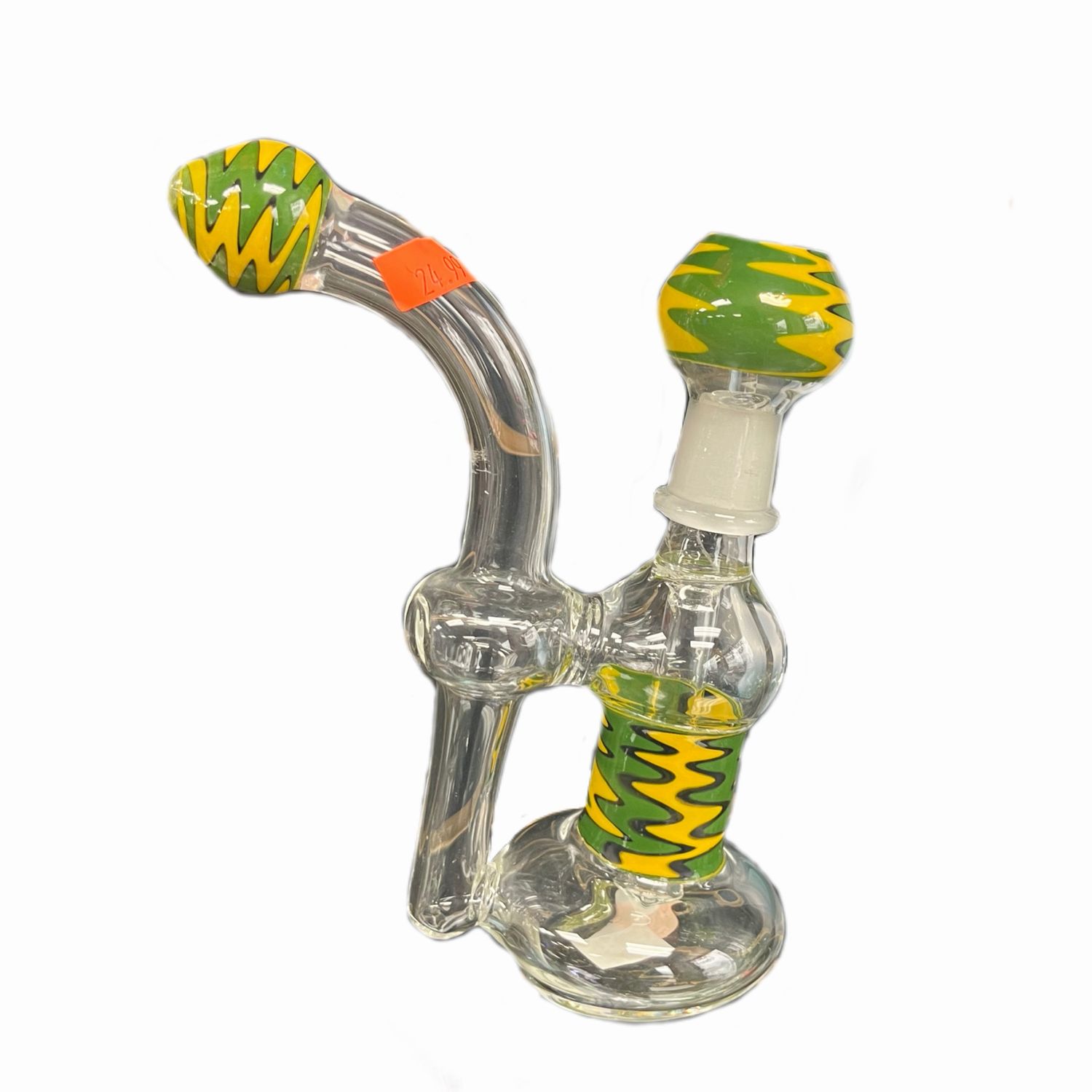 Green &amp; Yellow Tipped Female Bubbler