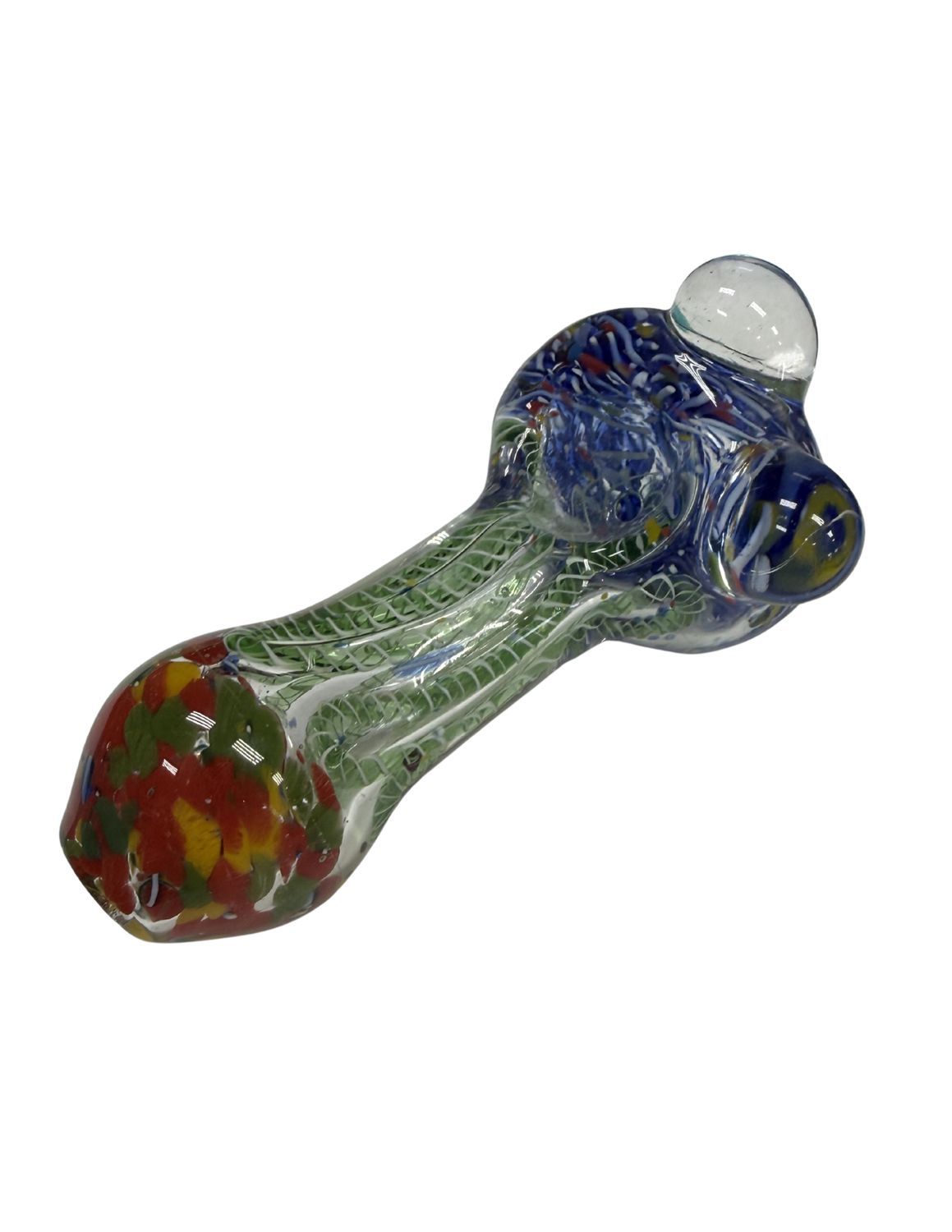 Incapsulated Multi-Knob Multi-Colored Handpipe