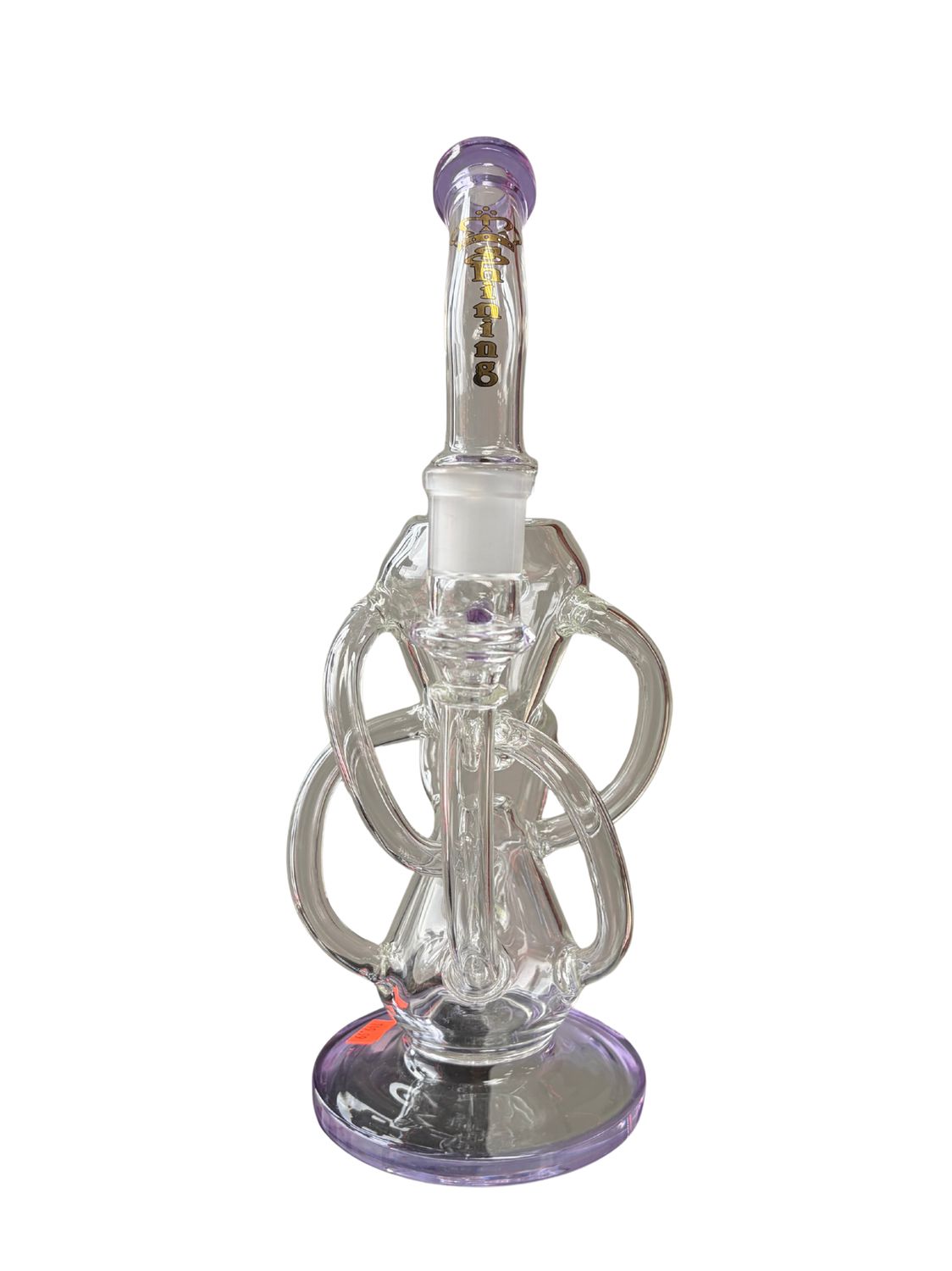 Shining Branded Hour Glass Unique Waterpipe, Colour: Purple
