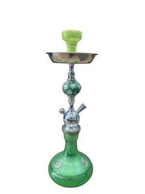 Hypnosis Silver &amp; Green Hookah Pipe