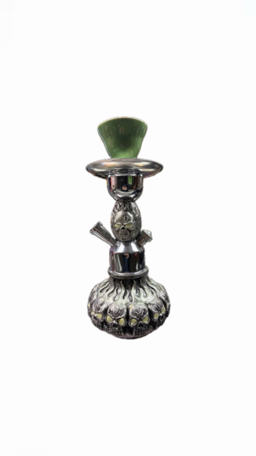 Silver Monster Themed Small Hookah Pipe