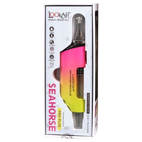 Lookah Seahorse Pro Plus, Colour: Pink Yellow Gradient
