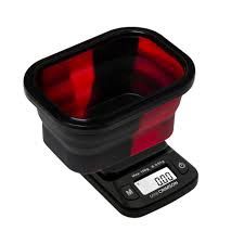 Truweigh Mini Crimson Scale, Colour: Red &amp; Black