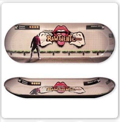 RAW Metal Skate Deck Rolling Tray