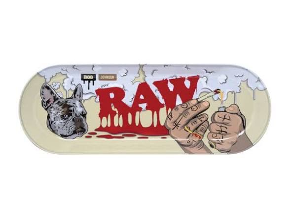 RAW Metal Skate Deck Rolling Tray