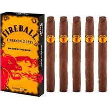 Fireball Cinnamon Corona 5 Pack Cigars
