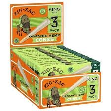 Zig Zag Organic Hemp Pre-Rolled Cones