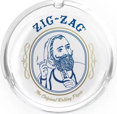 Zig Zag Glass Ashtrays