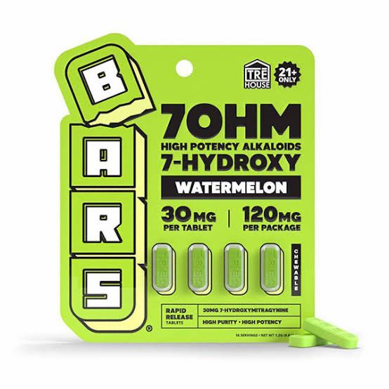 Bars 7OHM Tablets, Flavor: Watermelon, MG: 30MG
