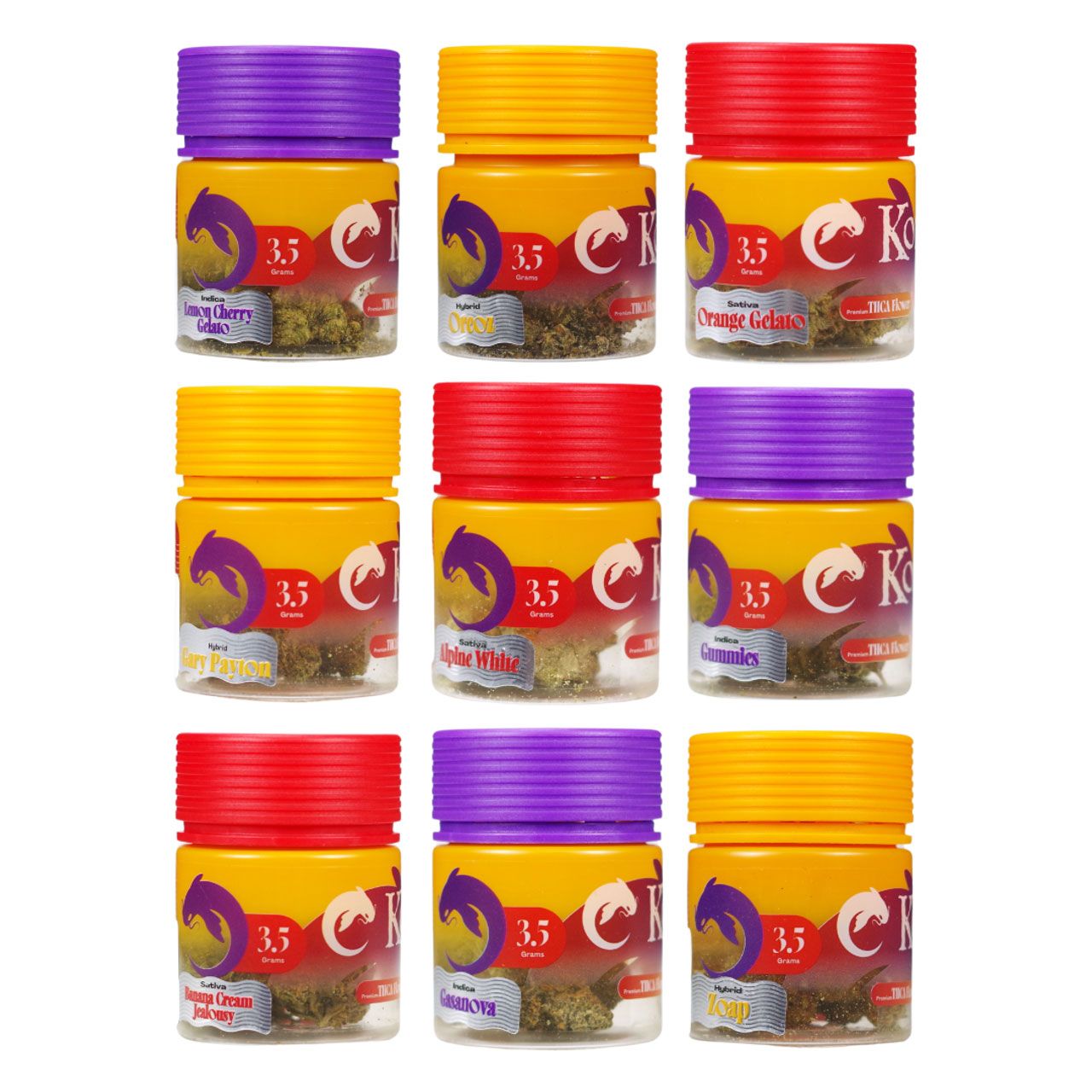 Koi 3.5 Gram THCA Weed Packs