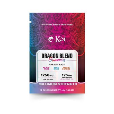 Koi Dragon Blend Gummies 10 Pack