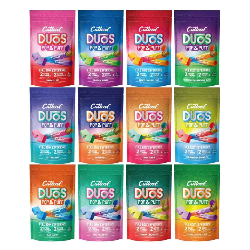 Cutleaf Duos Pop &amp; Puff 2 Gummies &amp; 2 Pre-Rolls