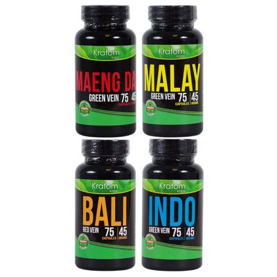 Kratom Kaps 75pc Capsules