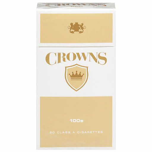 Crowns Cigarettes, Flavor: Crowns Gold 100's