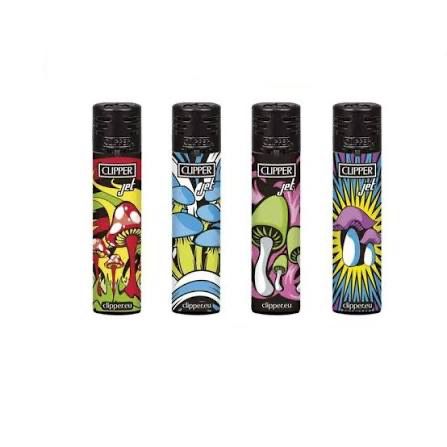 Clipper Jet Flame Assorted Designs, Colour: Mushroom Designs