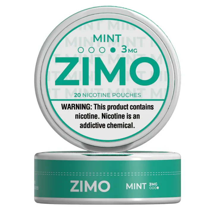 Zimo Nicotine Pouches, Flavor: Mint, MG: 3mg
