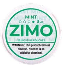 Zimo Nicotine Pouches, Flavor: Mint, MG: 3mg