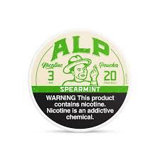 ALP Nicotine Pouches, Flavor: Spearmint, MG: 3mg