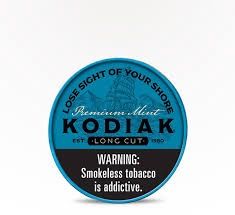 Kodiak Chewing Tobacco, Flavor: Premium Mint