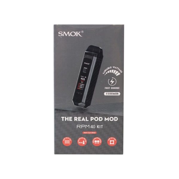 SMOK RPM40 Pod Mod Kit 1500mAh, Colour: Nano Gun Metal