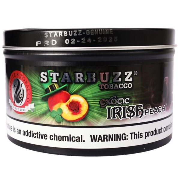 Starbuzz Exotic Hookah Tobacco 250G, Flavor: Irish Peach