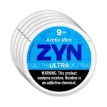Zyn Ultra Nicotine Pouches, Flavor: Arctic Mint, MG: 9MG