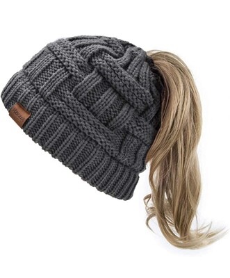 Women Ponytail Beanie