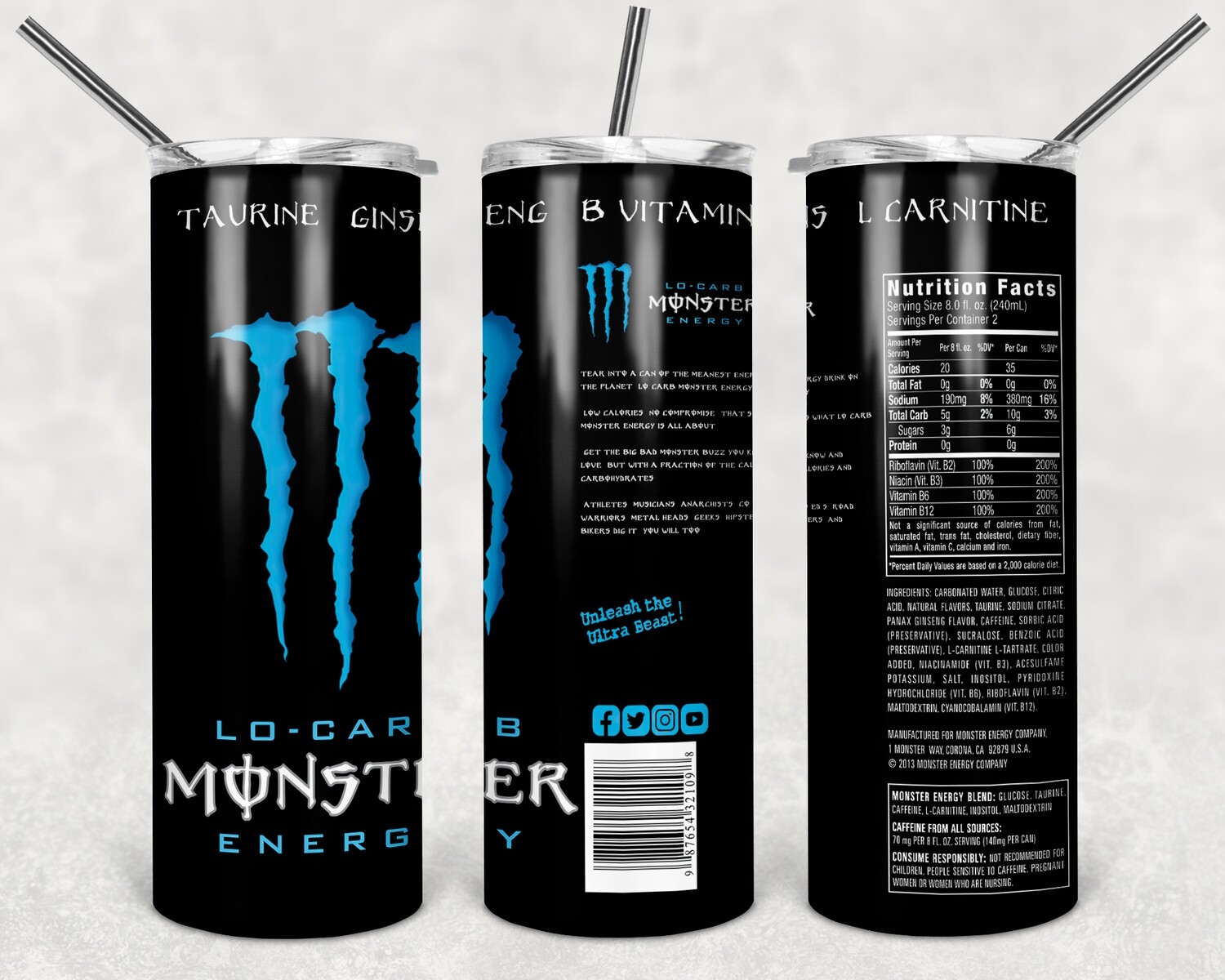 MONSTER BLUE