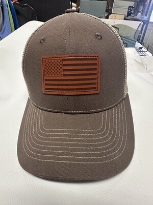 brown hat