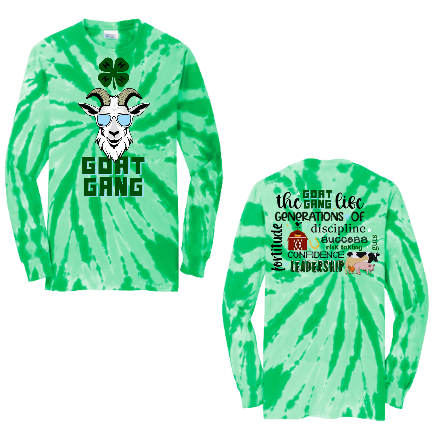 4H Goat Gang Adult long sleeve