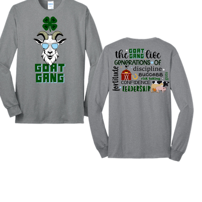 Adult long sleeve grey