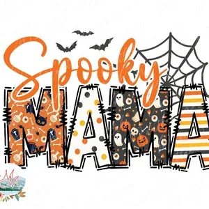 Spooky MAMA Crewneck Tan